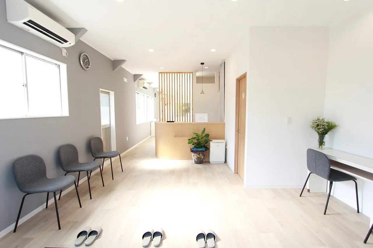 広々とした待合室♪